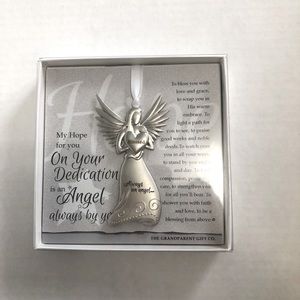 Guardian Angel Dedication Ornament Gift